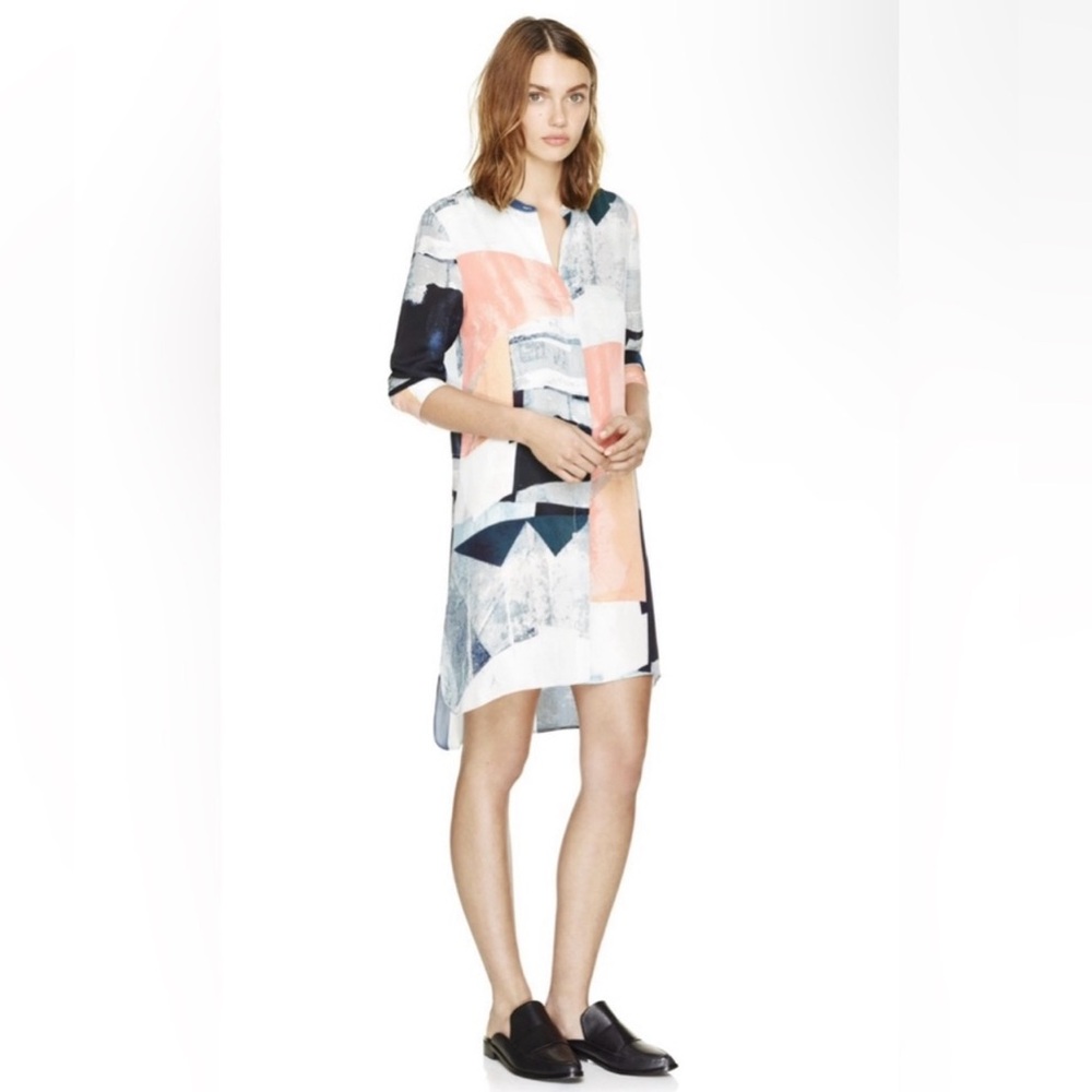 Aritzia 100% Silk Bossut dress